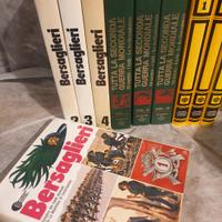 collez. libri, fascismo Bersaglieri, ww1,ww2,regio