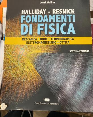 LIBRO UNIVERSITA' FONDAMENTI DI  FISICA