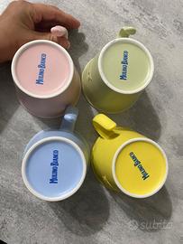 Tazze in ceramica Mulino Bianco + set 6 bicchieri