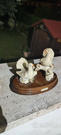 Coppia colombe Capodimonte