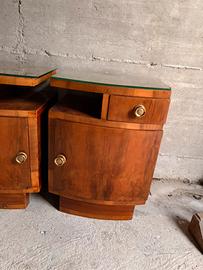 Coppia Comodini vintage anni ‘30-‘40