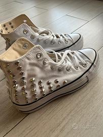 All star alte con suola shop alta