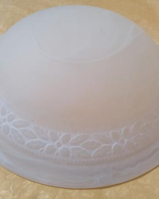 coppa cupola vetro lampadario plafoniera 
