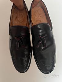 Mocassini con nappine Bordo', bordeaux uomo