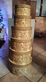 set scatole di natale nuove