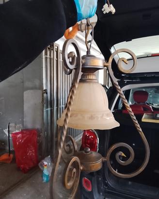 lampadario x ingresso o bagno arte poveta