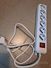 Multipresa Schuko a 6