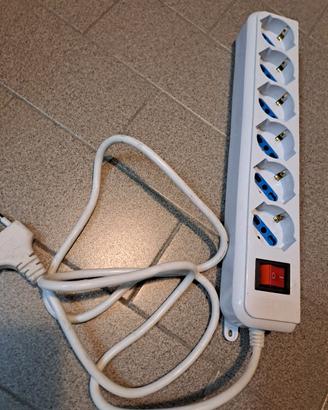 Multipresa Schuko a 6