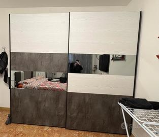 Camera da letto completa con materasso