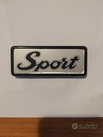 Targhetta fregio Fiat 127 sport