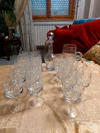 Servizio bicchieri in vetro