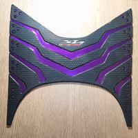Tappetino Nero e Viola lucido per Honda Sh 125