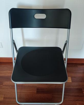 Sedie pieghevoli IKEA nere