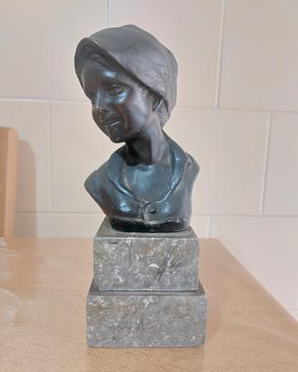 Busto Scugnizzo in Bronzo G. De Martino