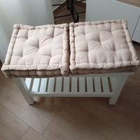 Panchina in legno leggerissima da ingresso, bagno,