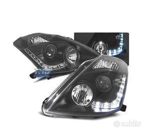 FARI DIURNI NISSAN 350Z 03-05 NERI ADATTABILI XENO