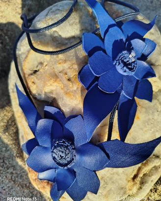 Collana in pelle