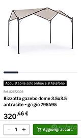 Gazebo onda 3,5 x 3,5 m campeggio giardino ecc,,