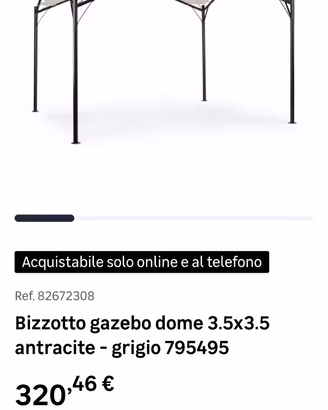 Gazebo onda 3,5 x 3,5 m campeggio giardino ecc,,