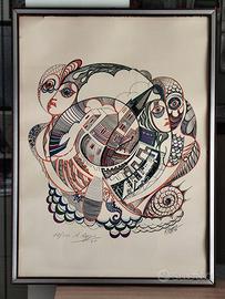 Quadro Litografia anni 70