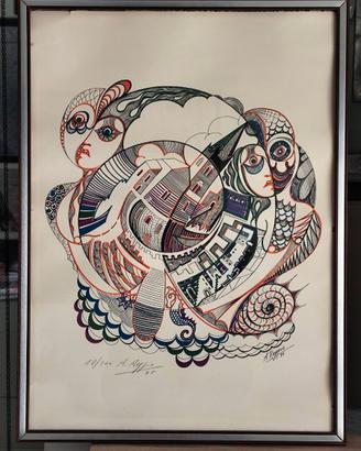 Quadro Litografia anni 70