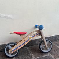 bici legno e moto  per bambini piccoli
