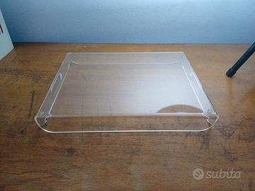 Vassoio plexiglas di pregio nuovo