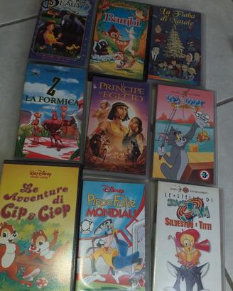 Varie VHS cartoni animati