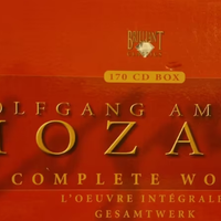 Cofanetto con 170 CD audio originali di Mozart
