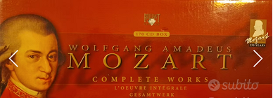 Cofanetto con 170 CD audio originali di Mozart