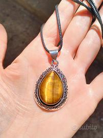 Collana con Occhio di Tigre 