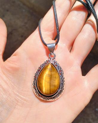 Collana con Occhio di Tigre 