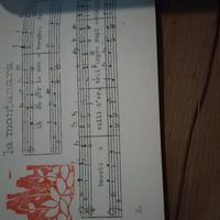 libretto con spartiti e canzoni montanare 1961