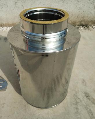 Attraversamento tetto inox doppia parete coibentat