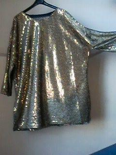 NeroOro Paillettes:Pochette,Canotta,Vestito,Scarpe