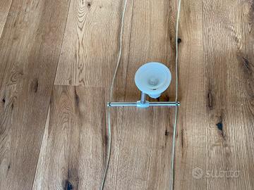 5 Faretti con cavo acciaio ed alimentatore