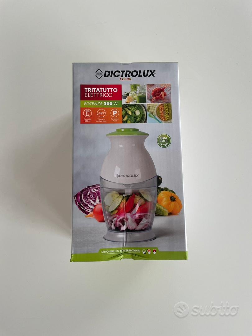 TRITATUTTO ELETTRICO DICTROLUX 260W 500ML ACCIAIO MACINATORE LAMA PORTATILE  –  – elettronica, musica, videogames, DVD e tanto altro