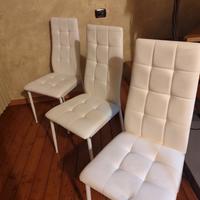 N.4 Sedie in ecopelle