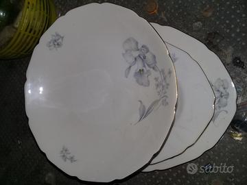 Piatti bordo d'oro del 1940 originali