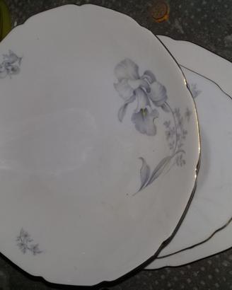 Piatti bordo d'oro del 1940 originali
