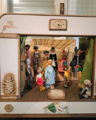 Teatrino burattini anni 50