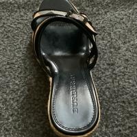 Sandali zeppa Burberry donna 38