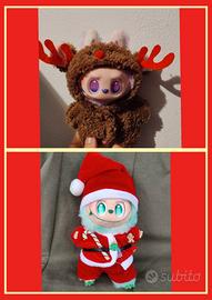 2 Vestiti per Labubu Babbo Natale + renna