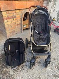 Trio compreso cesta ovetto e passeggino