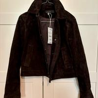 Giacca marrone 100% pelle