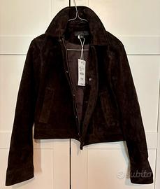 Giacca marrone 100% pelle