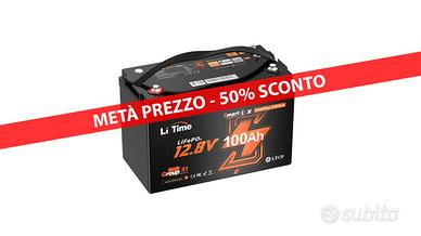 Batteria al Litio 12V 100Ah LiTime ComFlex CAN
