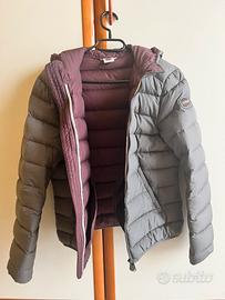 Giubbino con cappuccio. Bicolore