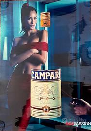 Poster vintage CAMPARI RED PASSION DONNA