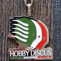 Tre ciondoli portachiavi in acciaio
smaltato